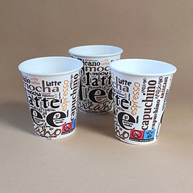 150 ml-es Cafe Coffee Standard Ital-automatás Papírpohár (6oz)